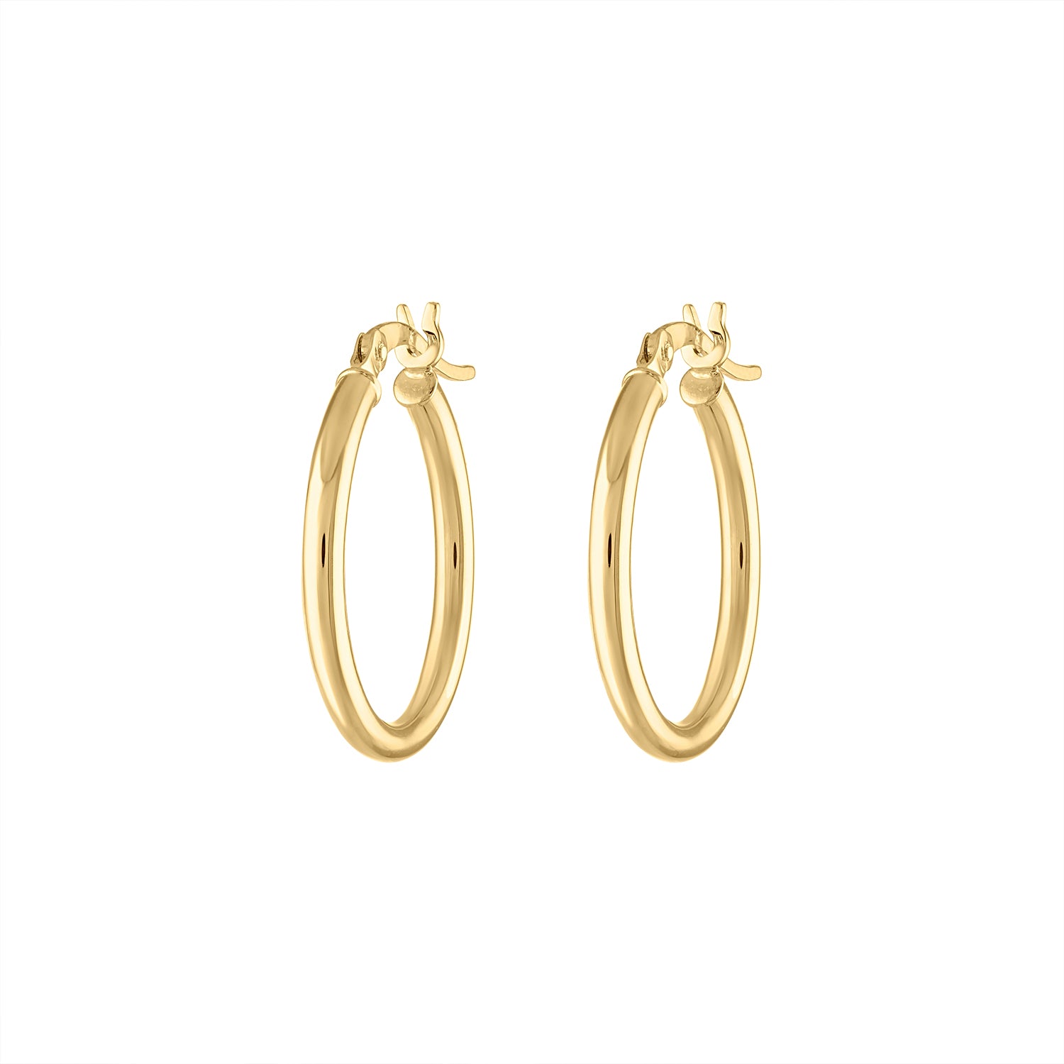 14KT GOLD SMALL THIN HOOP EARRING