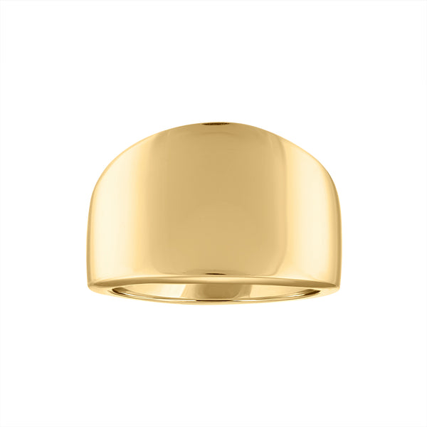 14KT GOLD WIDE RING